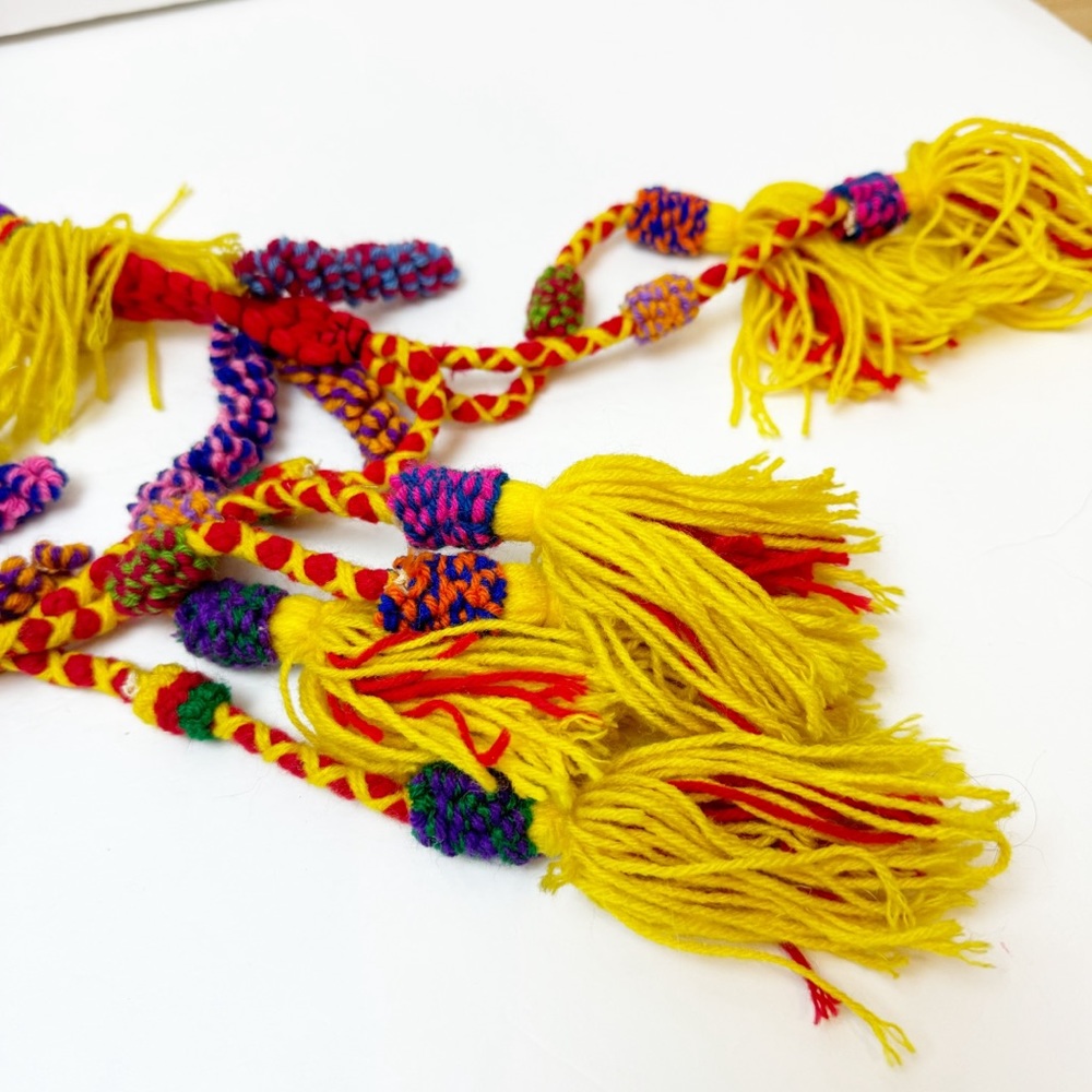 Vintage | Nepal Turkmen Tassel Belt - image 2